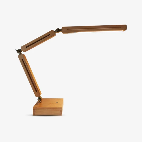 A Plena Luz lámparas y mobiliario de autor Flexo Marbe de madera LED